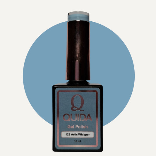 Quida Gel Polish 123 - Arctic Whisper Blauw - 15 ml