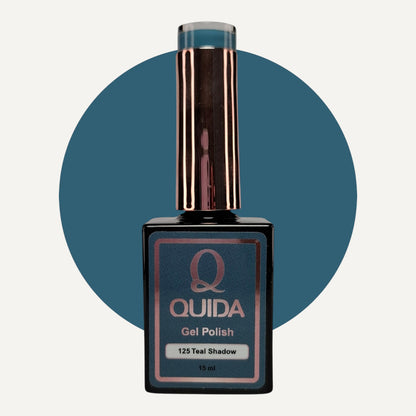 Quida Gel Polish 125 - Teal Shadow Blauw-Groen - 15 ml