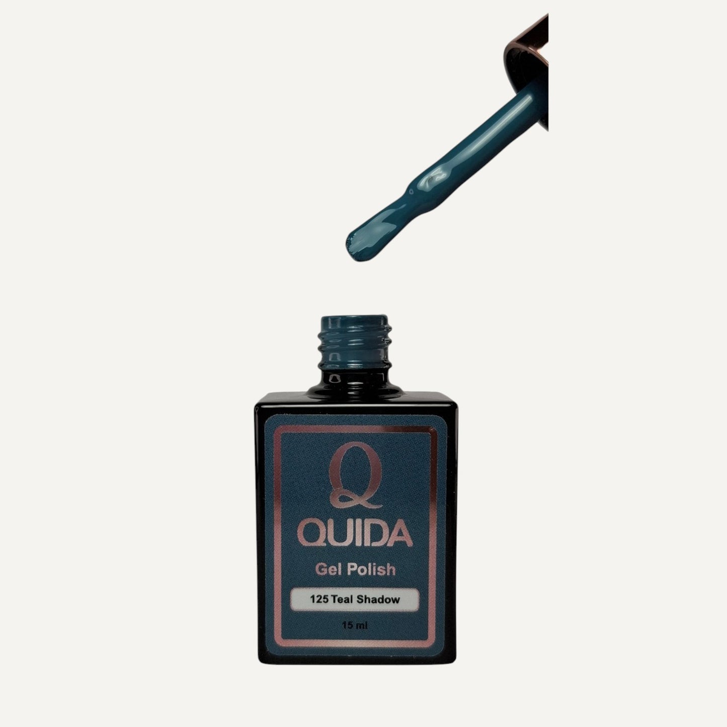 Quida Gel Polish 125 - Teal Shadow Blauw-Groen - 15 ml