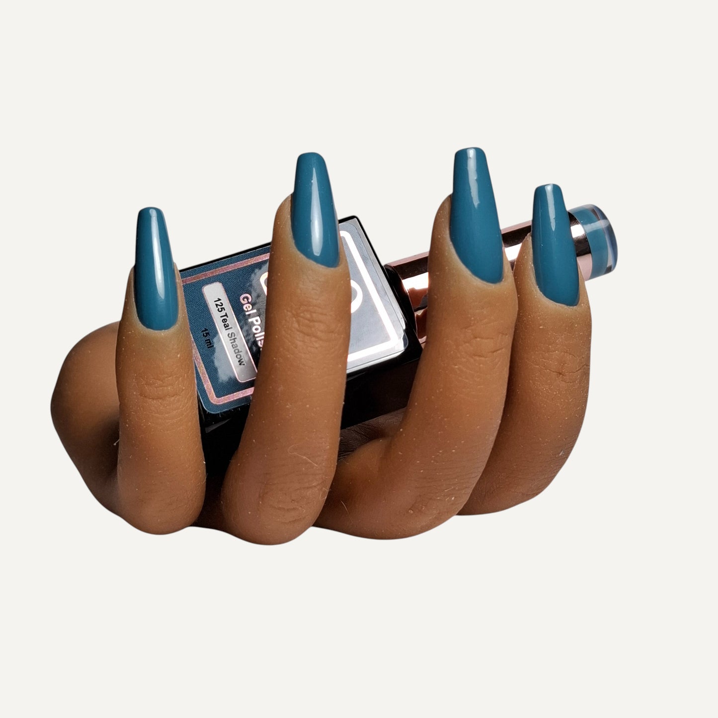 Quida Gel Polish 125 - Teal Shadow Blauw-Groen - 15 ml