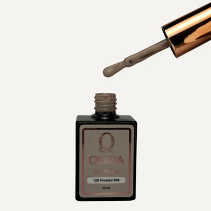 Quida Gel Polish 129 - Frosted Silk Nude - 15 ml