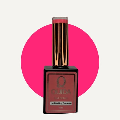 Quida Gel Polish 138 - Blushing Flamenco Koraalroze - 15 ml