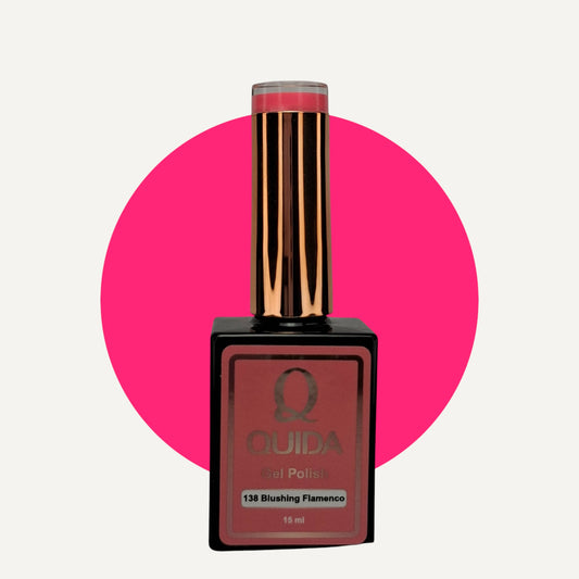 Quida Gel Polish 138 - Blushing Flamenco Koraalroze - 15 ml