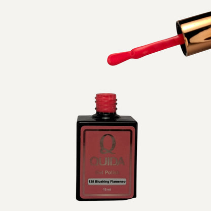 Quida Gel Polish 138 - Blushing Flamenco Koraalroze - 15 ml
