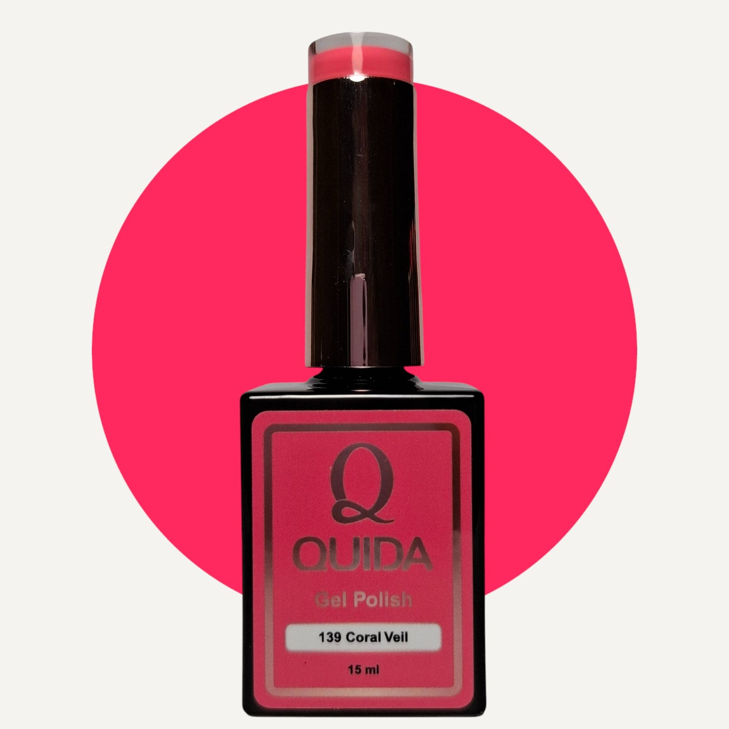 Quida Gel Polish 139 - Coral Veil Roze - 15 ml