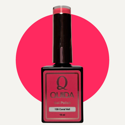 Quida Gel Polish 139 - Coral Veil Roze - 15 ml