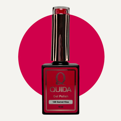 Quida Gel Polish 148 - Garnet Kiss Rood - 15 ml