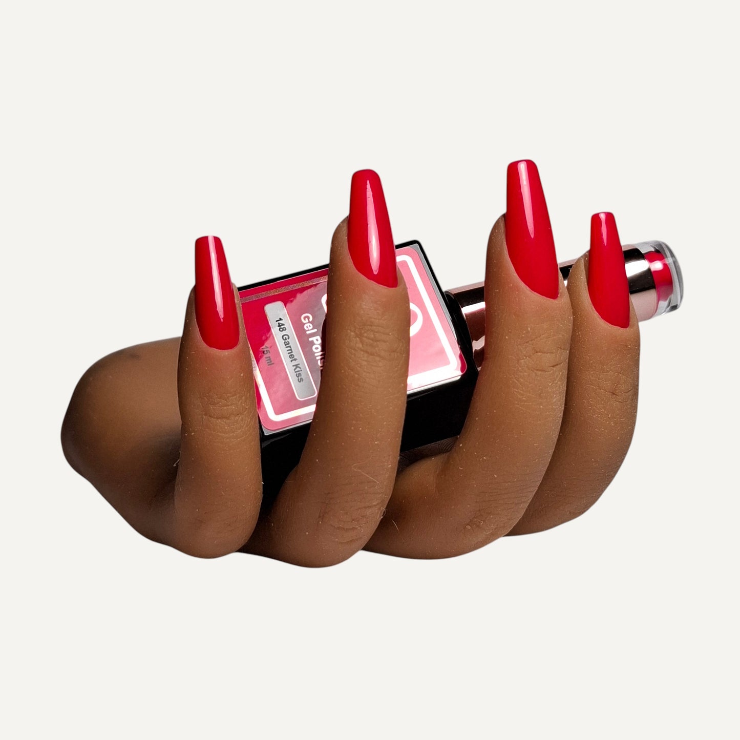 Quida Gel Polish 148 - Garnet Kiss Rood - 15 ml