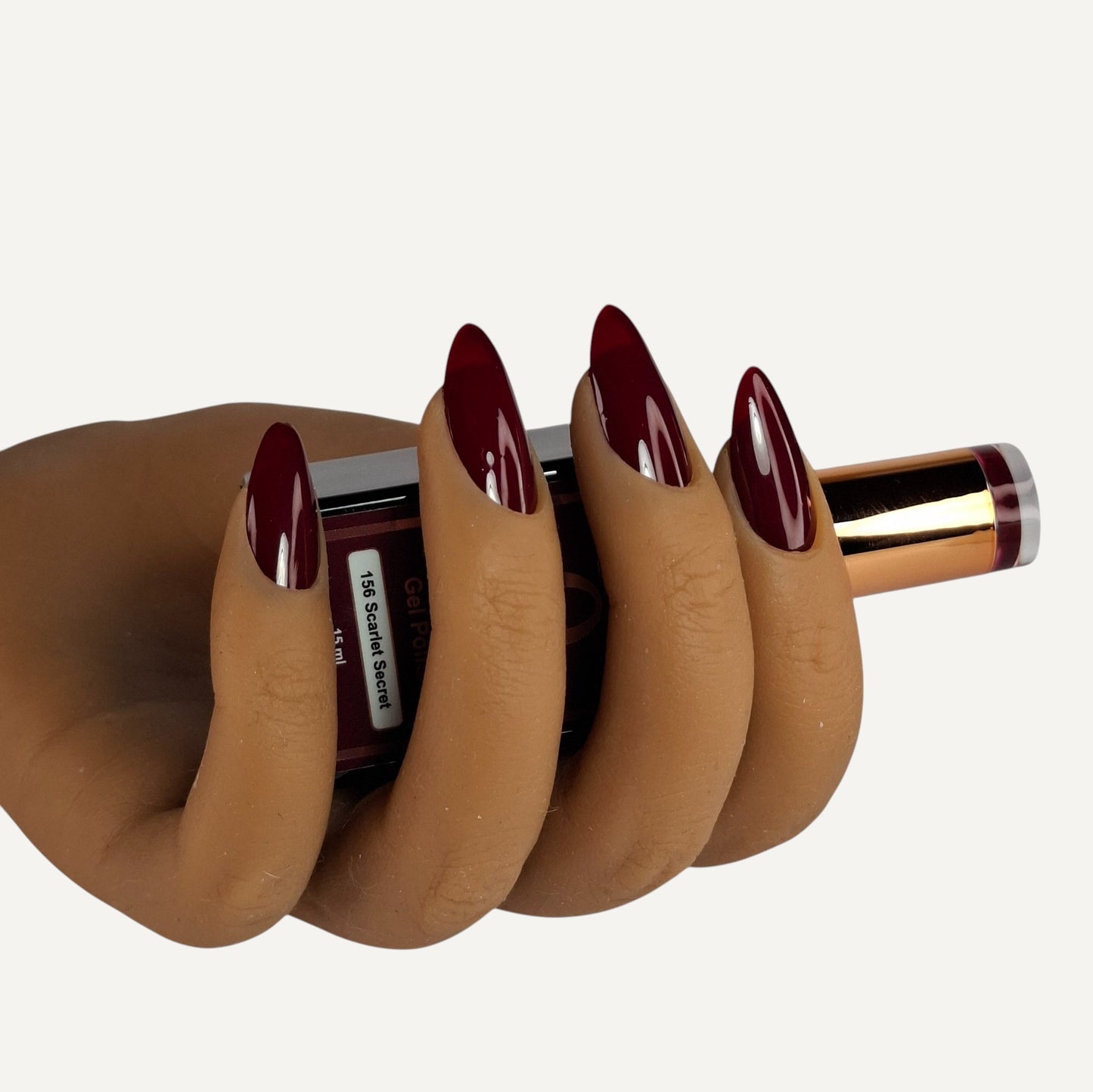 Quida Gel Polish 156 - Scarlet Secret Donkerrood - 15 ml