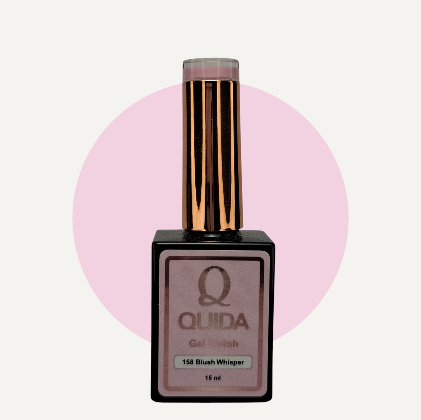 Quida Gel Polish 158 - Blush Whisper Roze - 15 ml