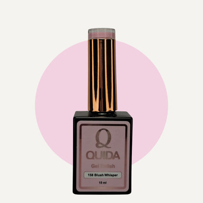 Quida Gel Polish 158 - Blush Whisper Roze - 15 ml
