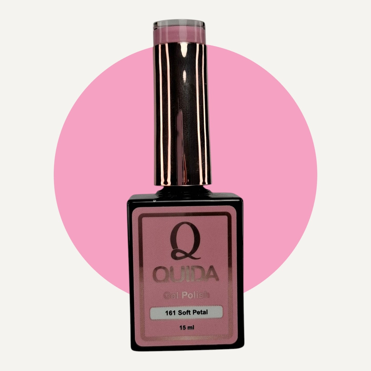 Quida Gel Polish 161 - Soft Petal Roze - 15 ml