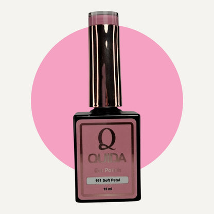 Quida Gel Polish 161 - Soft Petal Roze - 15 ml