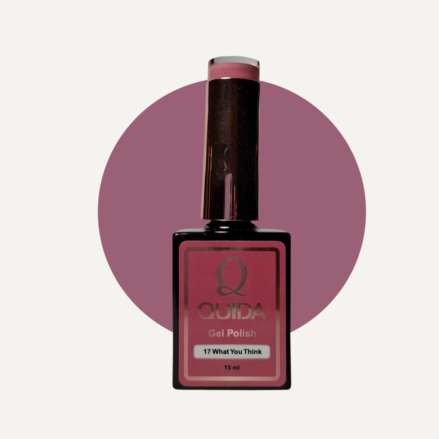 Quida Gel Polish 017 - What You Think Nude - 15 ml
