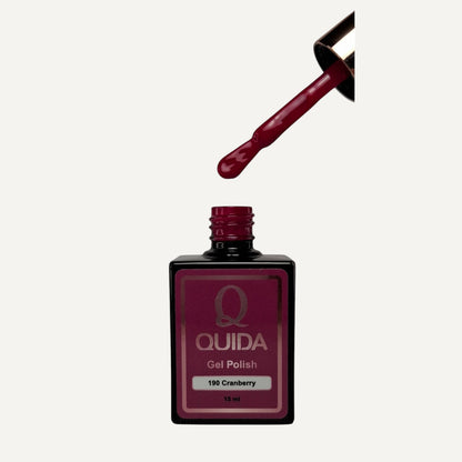 Quida Gel Polish 190 - Cranberry Paars - 15 ml
