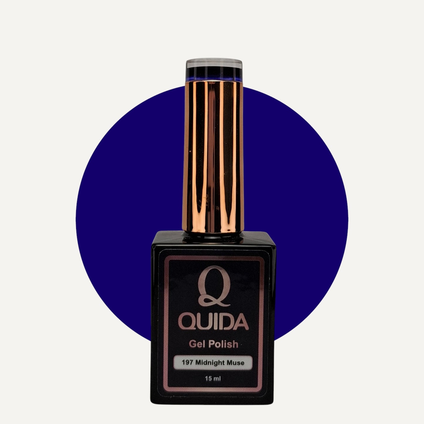 Quida Gel Polish 197 - Midnight Muse Blauw - 15 ml