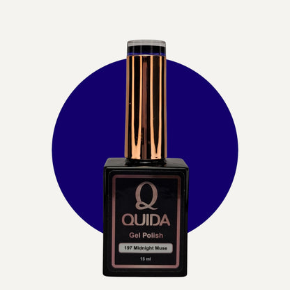 Quida Gel Polish 197 - Midnight Muse Blauw - 15 ml