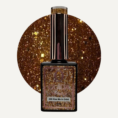 Quida Gel Polish 209 - Kiss Me In Orbit Goud - 15 ml