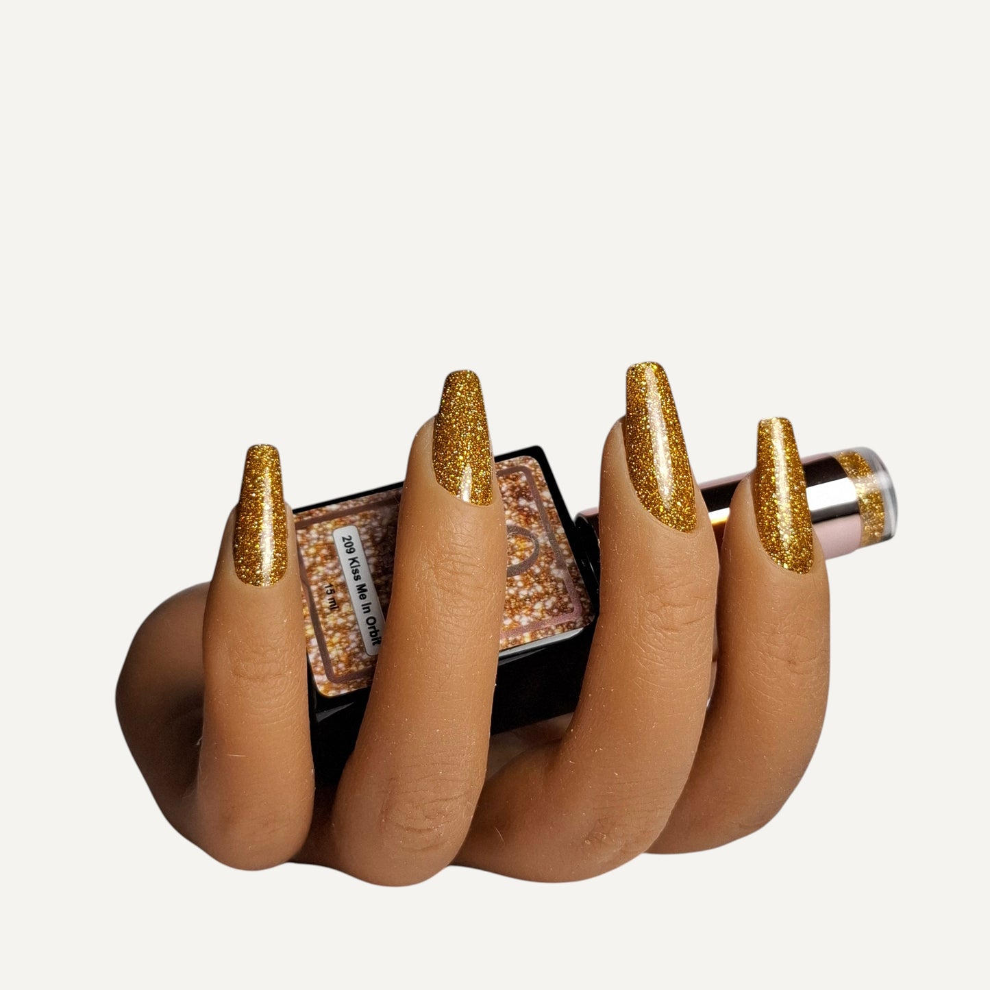 Quida Gel Polish 209 - Kiss Me In Orbit Goud - 15 ml