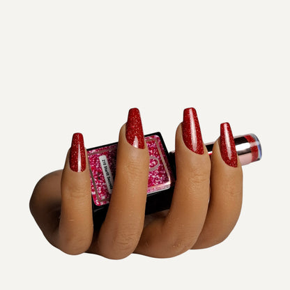 Quida Gel Polish 210 - Starlit Secret Rood - 15 ml