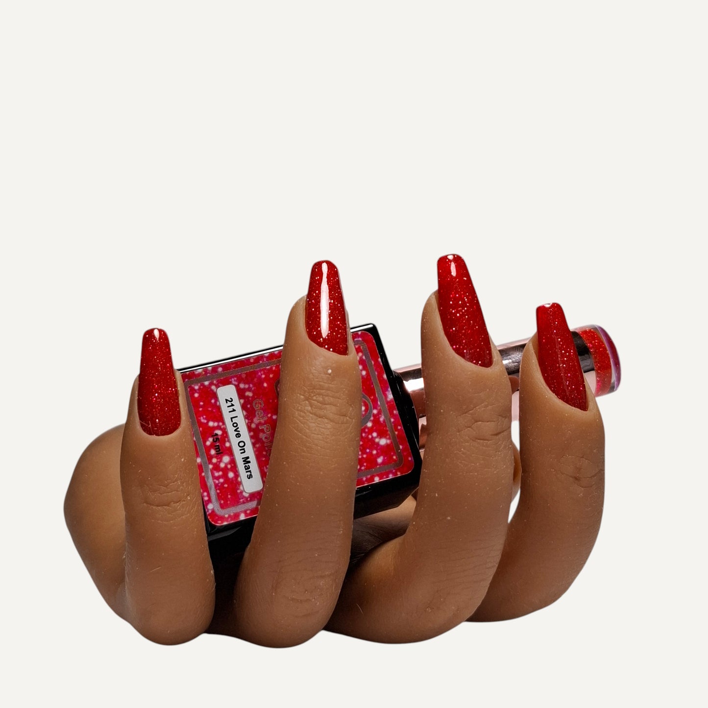Quida Gel Polish 211 - Love On Mars Rood - 15 ml