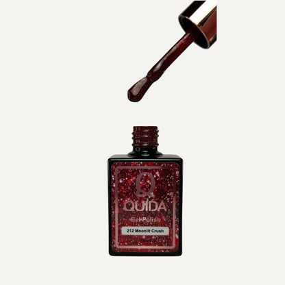 Quida Gel Polish 212 - Moonlit Crush Bordeaux - 15 ml