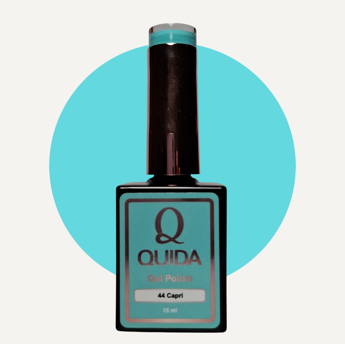 Quida Gel Polish 044 - Capri Turquoise - 15 ml