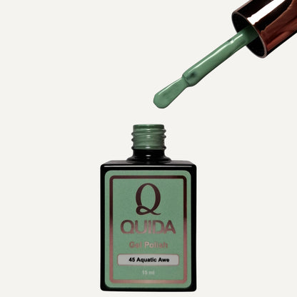 Quida Gel Polish 045 - Aquatic Awe Mintgroen - 15 ml