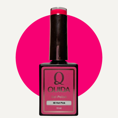 Quida Gel Polish 048 - Hot Pink Neon Roze - 15 ml