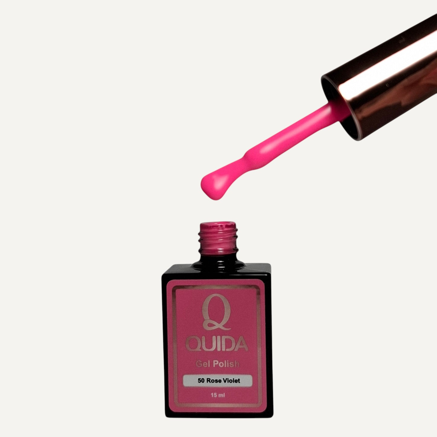 Quida Gel Polish 050 - Rose Violet Roze - 15 ml