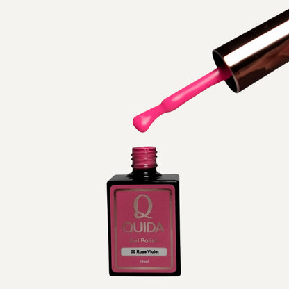 Quida Gel Polish 050 - Rose Violet Roze - 15 ml