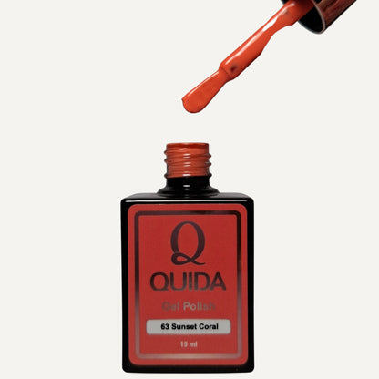 Quida Gel Polish 063 - Sunset Coral Koraal Oranje - 15 ml