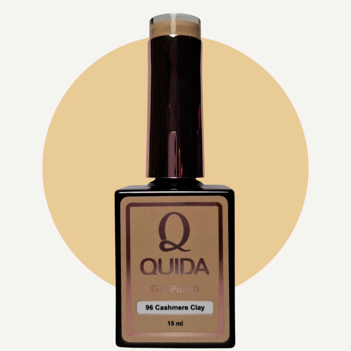 Quida Gel Polish 096 - Cashmere Clay Beige - 15 ml