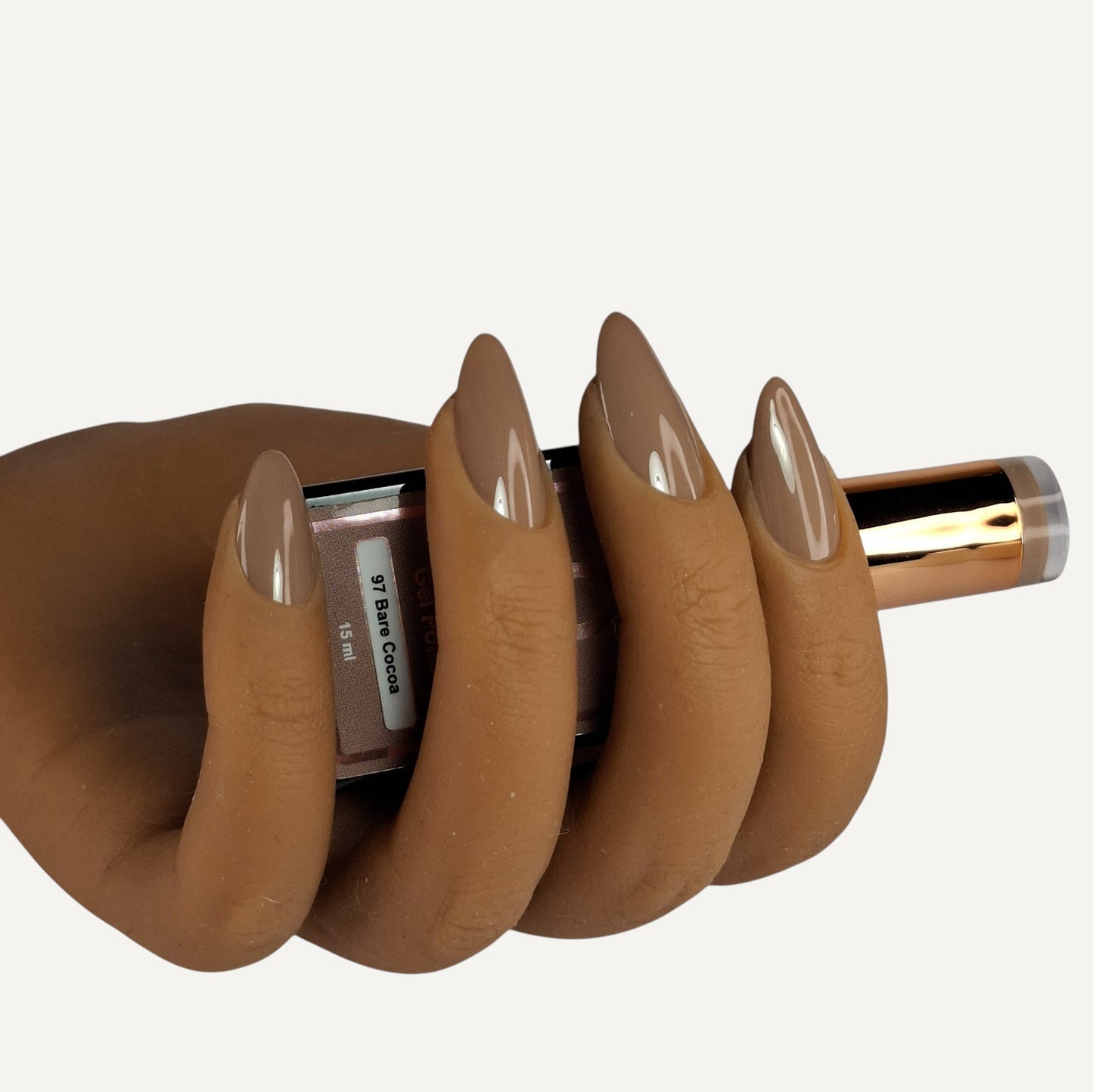 Quida Gel Polish 097 - Bare Cocoa Bruin - 15 ml