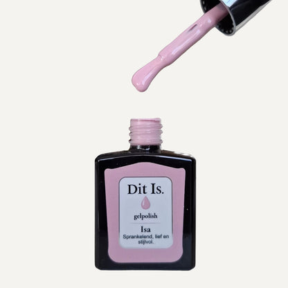 Dit Is. Gelpolish Isa – Zacht Lichtroze | 15 ml