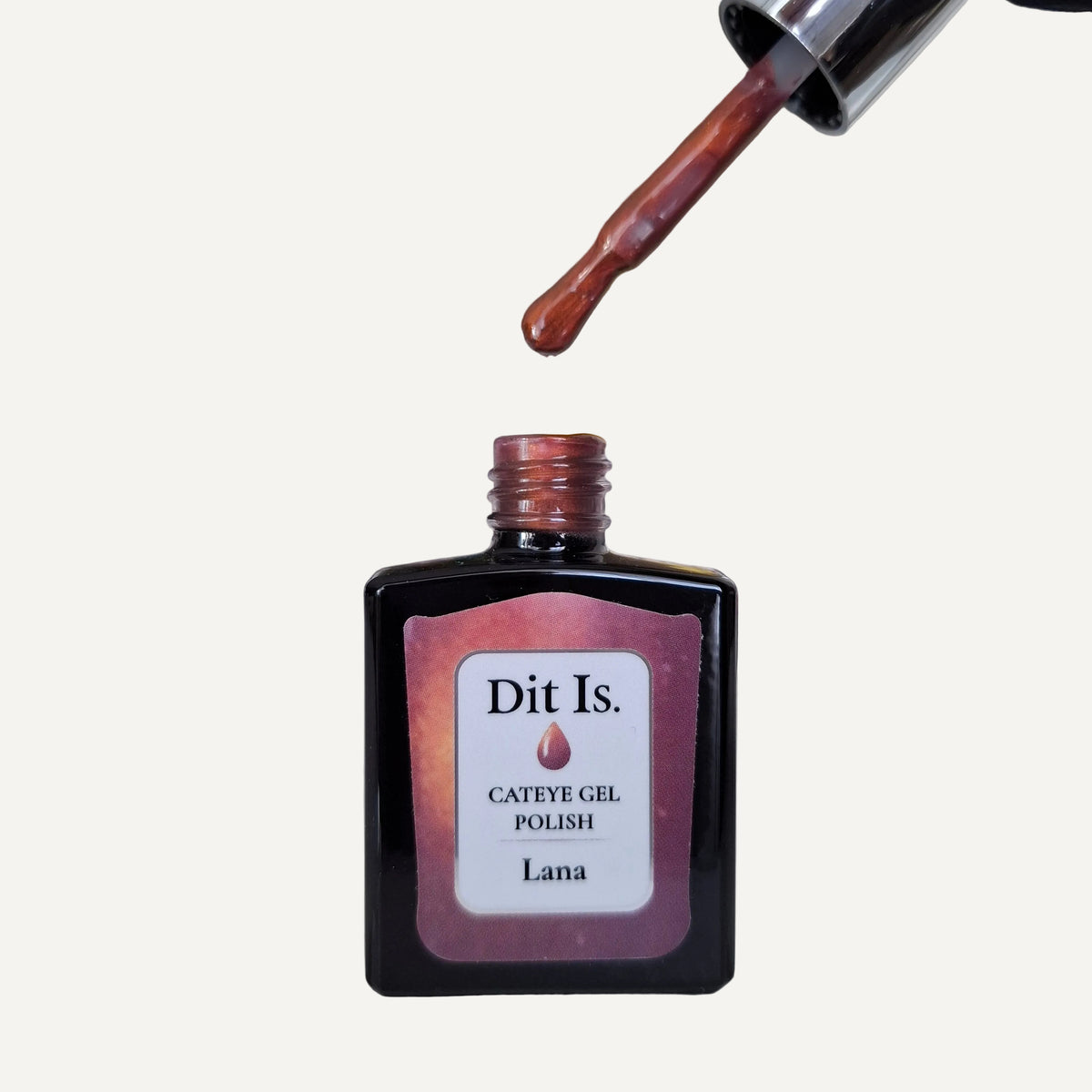 Dit Is. Cat Eye Gelpolish Lana – Warm Roodbruin | 15 ml