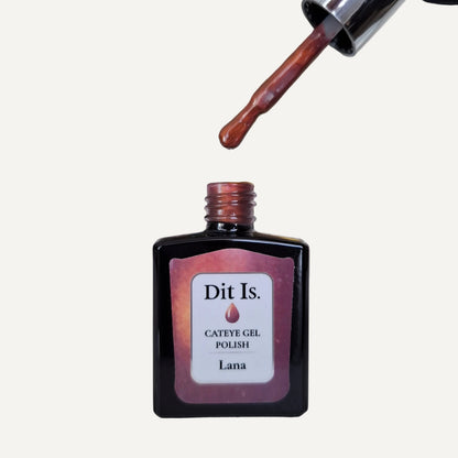 Dit Is. Cat Eye Gelpolish Lana – Warm Roodbruin | 15 ml