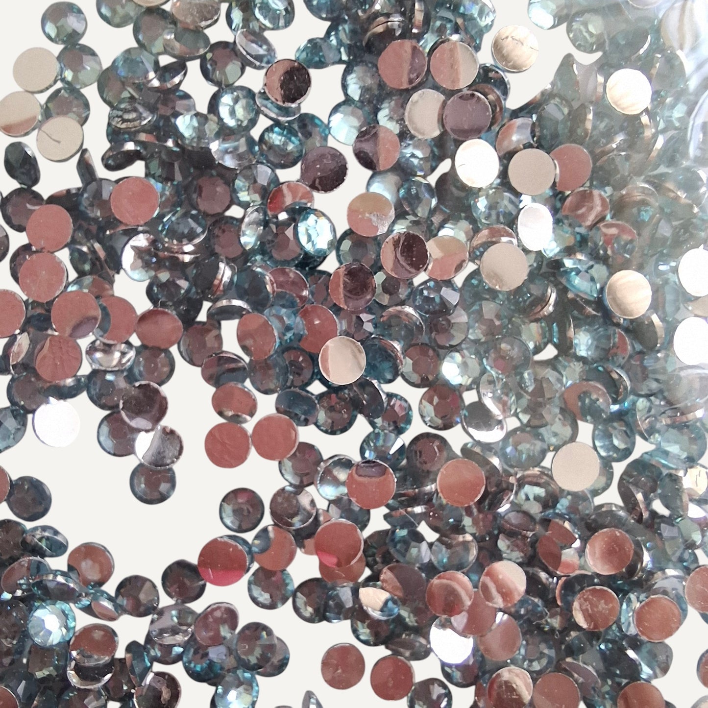Acryl Strass Steentjes Lichtblauw 3mm