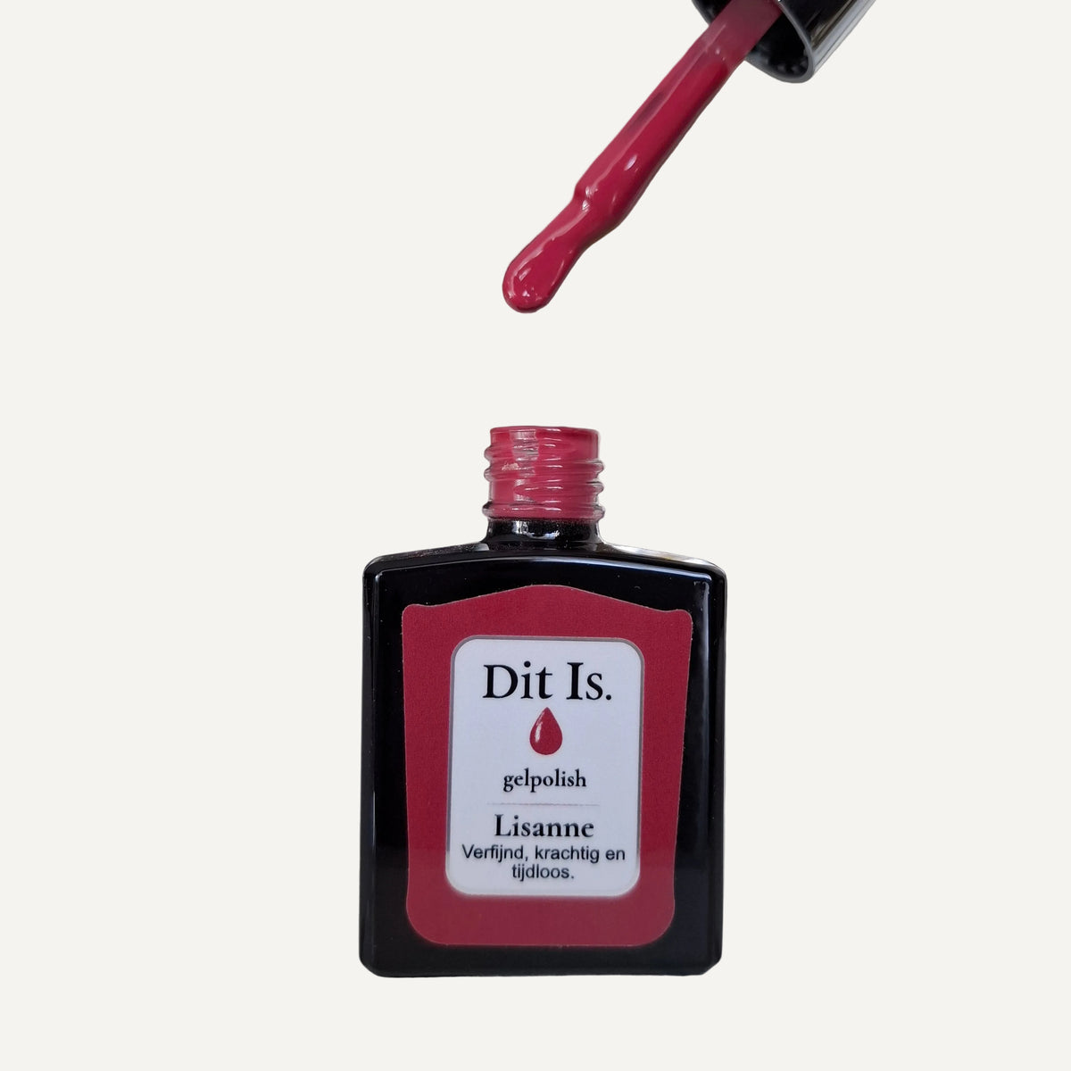 Dit Is. Gelpolish Lisanne – Diep Framboosrood | 15 ml