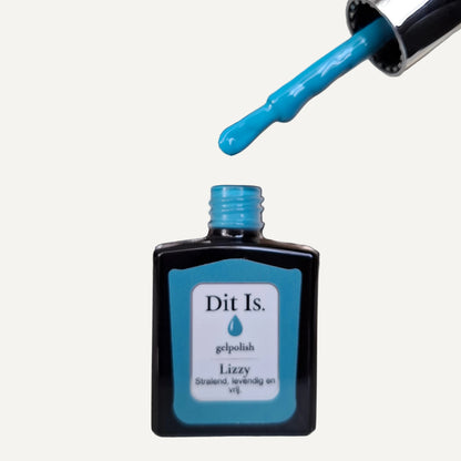 Dit Is. Gelpolish Lizzy – Diep Petrolblauw | 15 ml