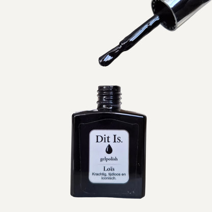 Dit Is. Gelpolish Lois – Klassiek Zwart | 15 ml