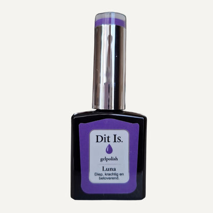 Dit Is. Gelpolish Luna – Diep Auberginepaars | 15 ml