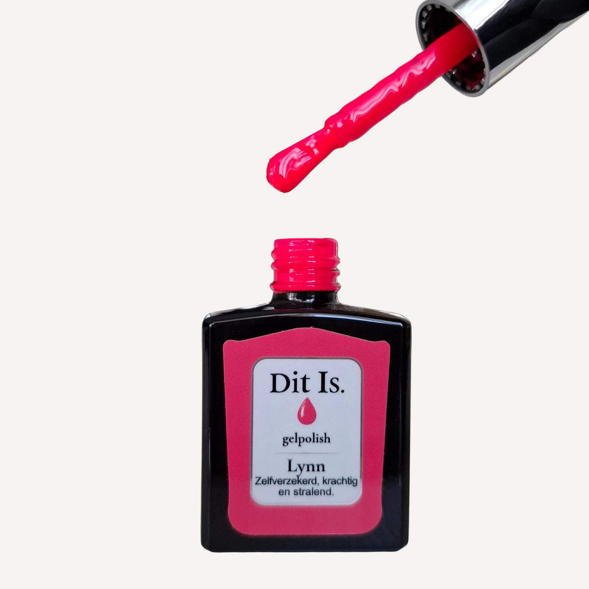 Dit Is. Gelpolish Lynn – Helder Framboosroze | 15 ml