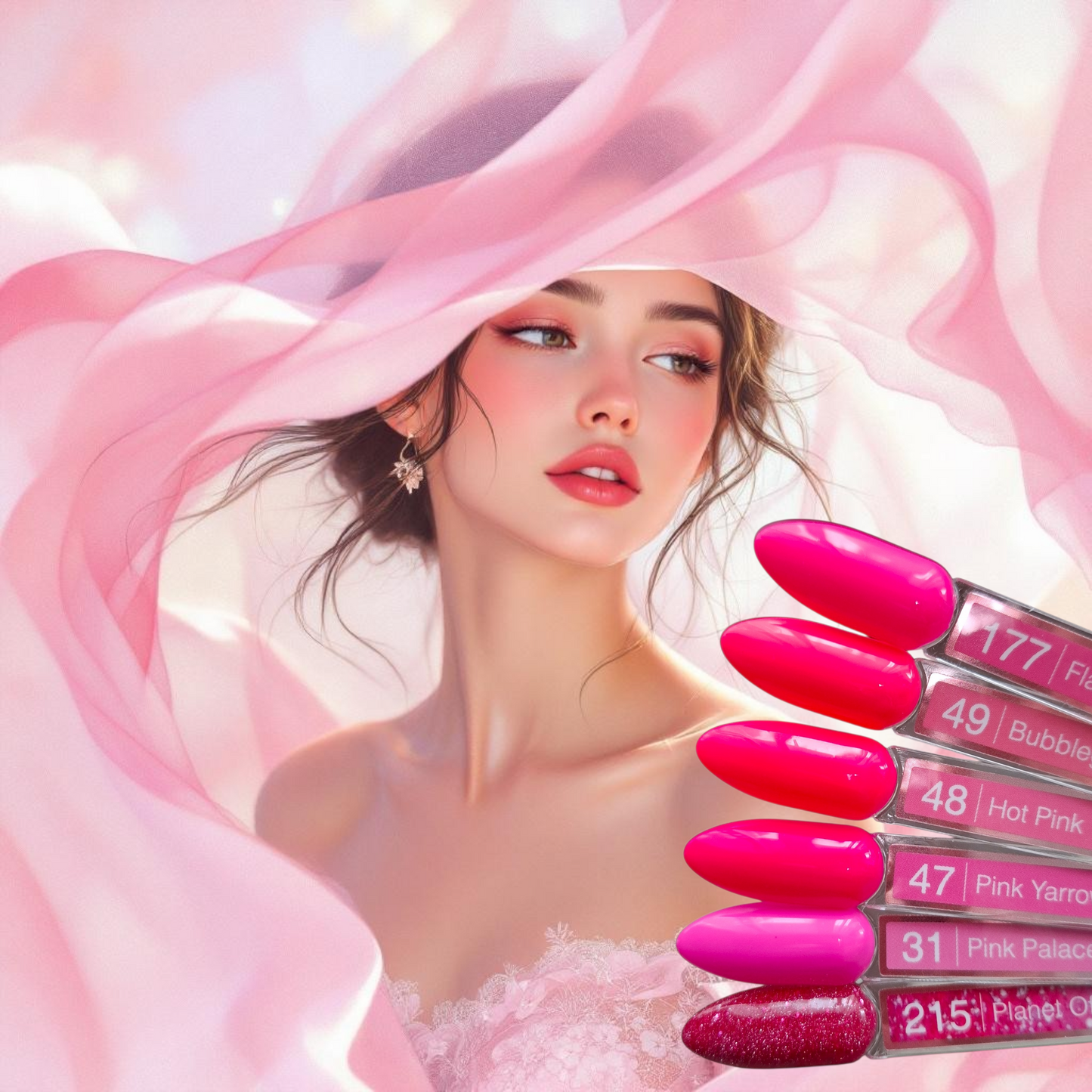 Quida Magenta Madness Gelpolish Collection  006