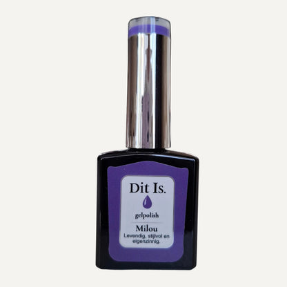 Dit Is. Gelpolish Milou – Diep Pruimpaars | 15 ml