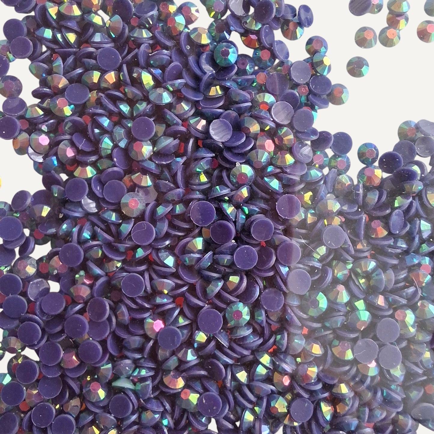 Acryl Strass Steentjes Paars AB 2mm