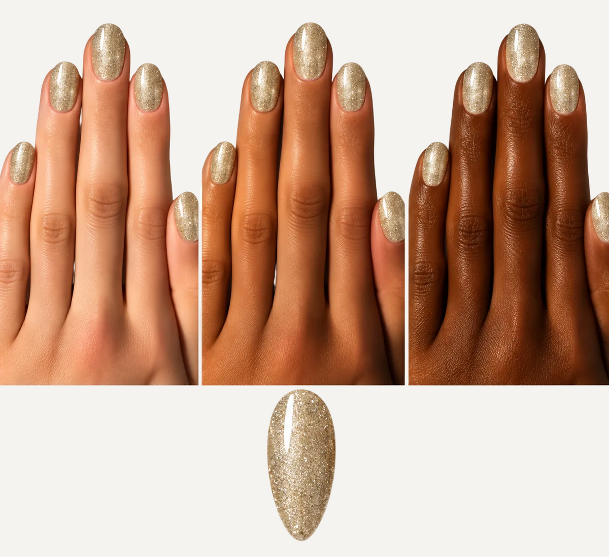 Dit Is. Glitter Gelpolish Pien Lichtgoud 15 ml