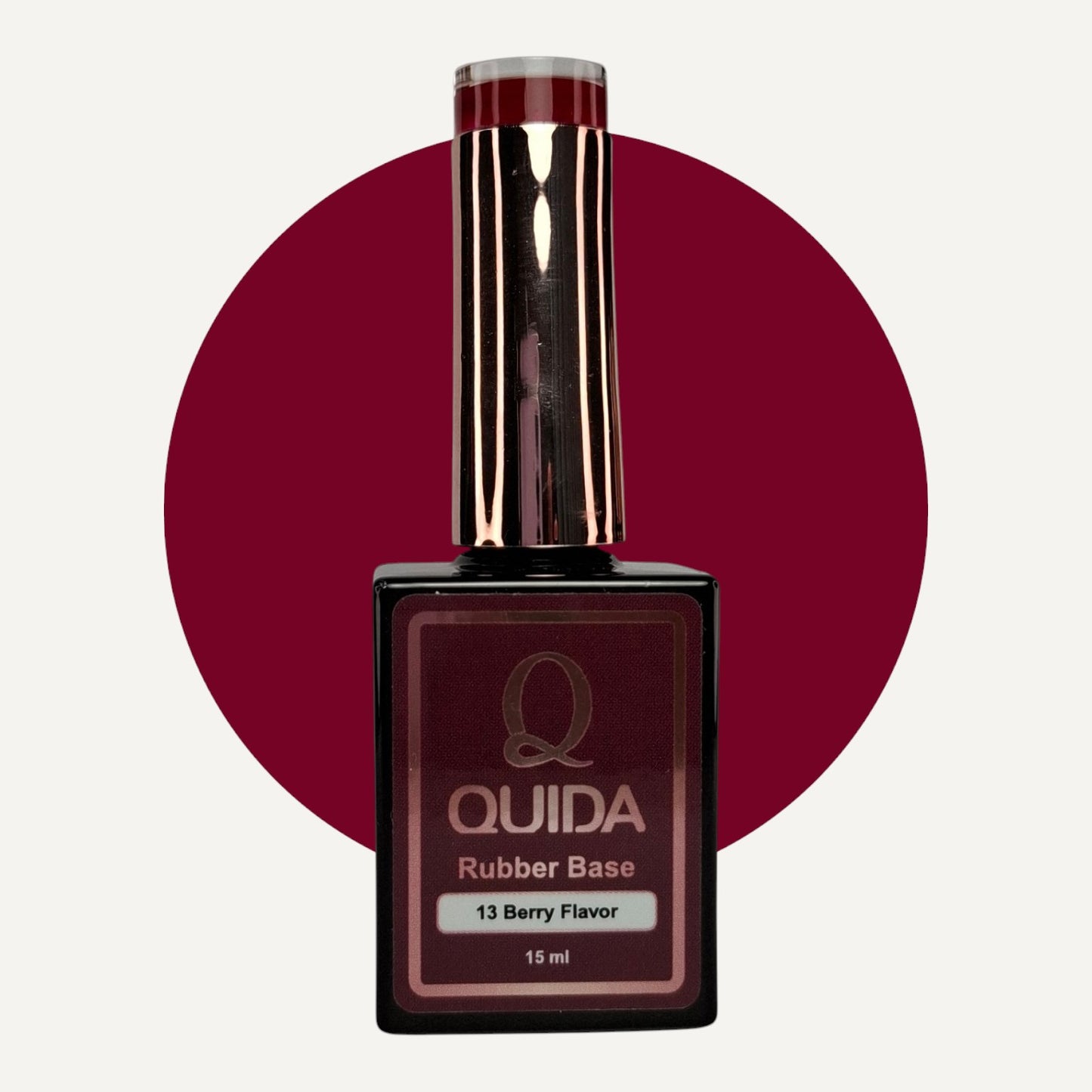 Quida Rubber Base 013 - Berry Flavor Kersrood Bordeaux - 15 ml