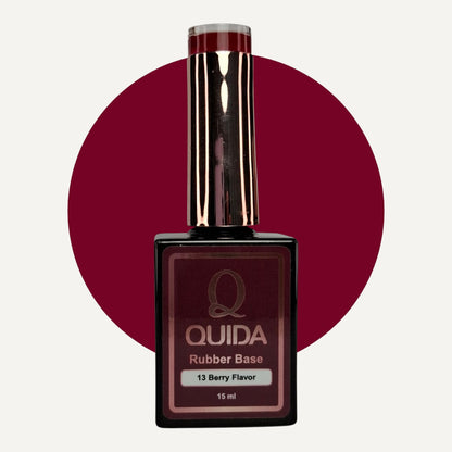 Quida Rubber Base 013 - Berry Flavor Kersrood Bordeaux - 15 ml