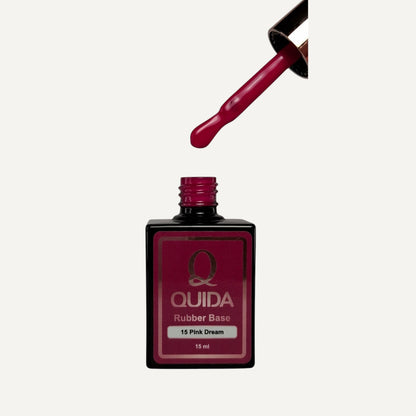 Quida Rubber Base 015 - Pink Dream Magenta Roze - 15 ml